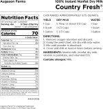 Augason Farms Orange Delight Drink Mix 5 lb. 11 oz& 5-90620 Country Fresh 100% Real Instant Nonfat Dry Milk, 1 lb, 13 oz. - Image 7